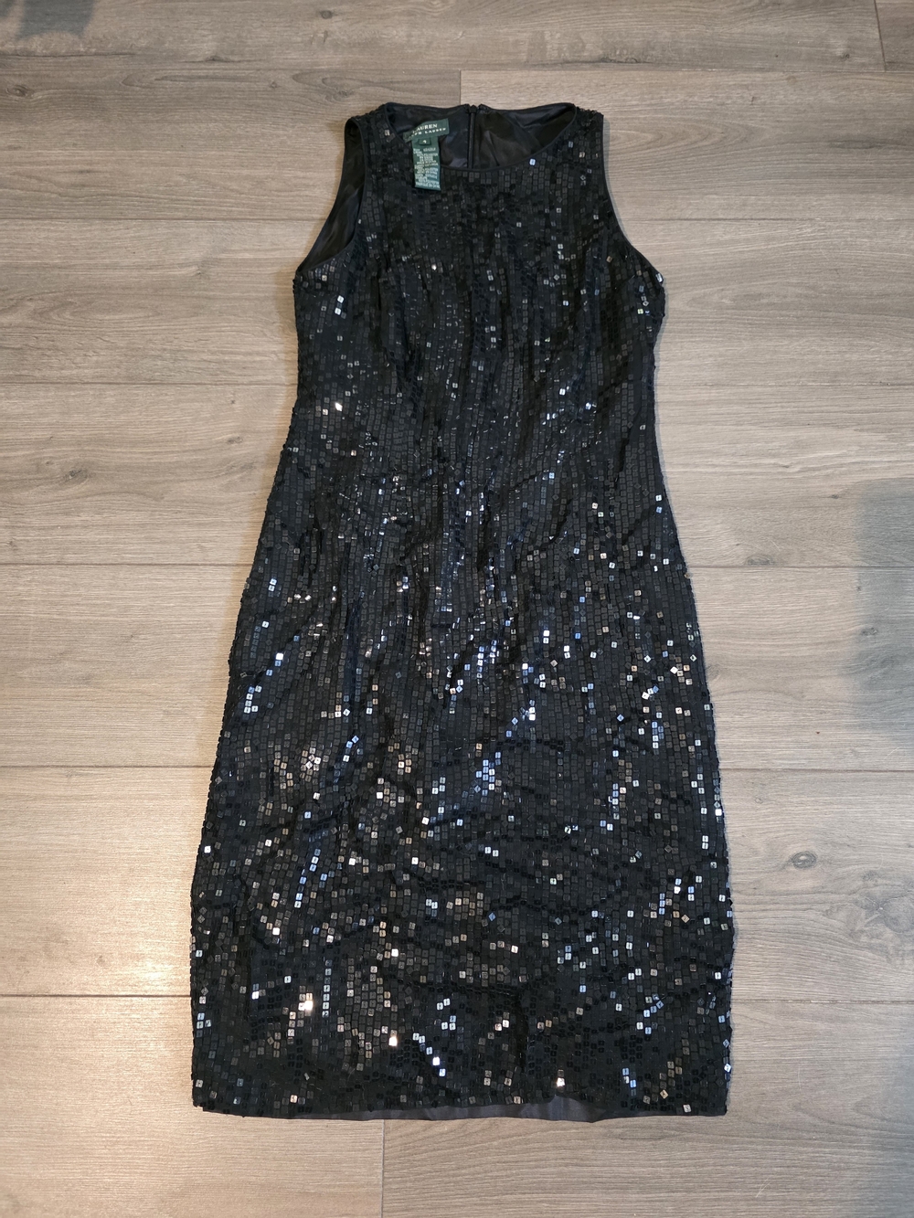 Black Sequin Sheath Dress - Lauren Ralph Lauren